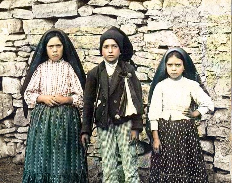 Lucia Dos Santos (10), Francisco Marto (9) and Jacinta Marto (7)